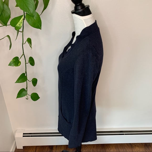 FIG Blue Tunic Sweatshirt. - Picture 3 of 6